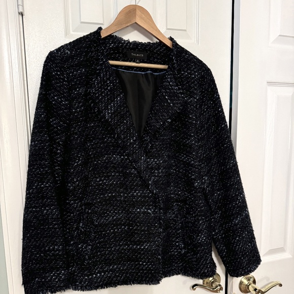 Talbots Tweed Blazer with a bit of sparkle - Picture 1 of 8